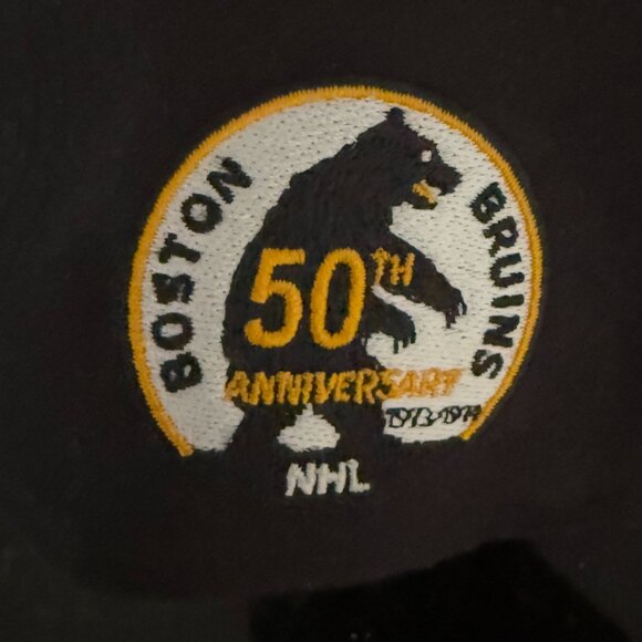 Boston Bruins 50th Anniversary 47 Brand NHL Snapback Cap Hat OSFA - Picture 4 of 7